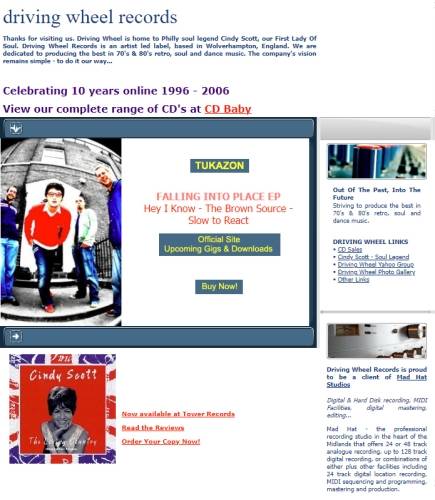 Our Website in 2006